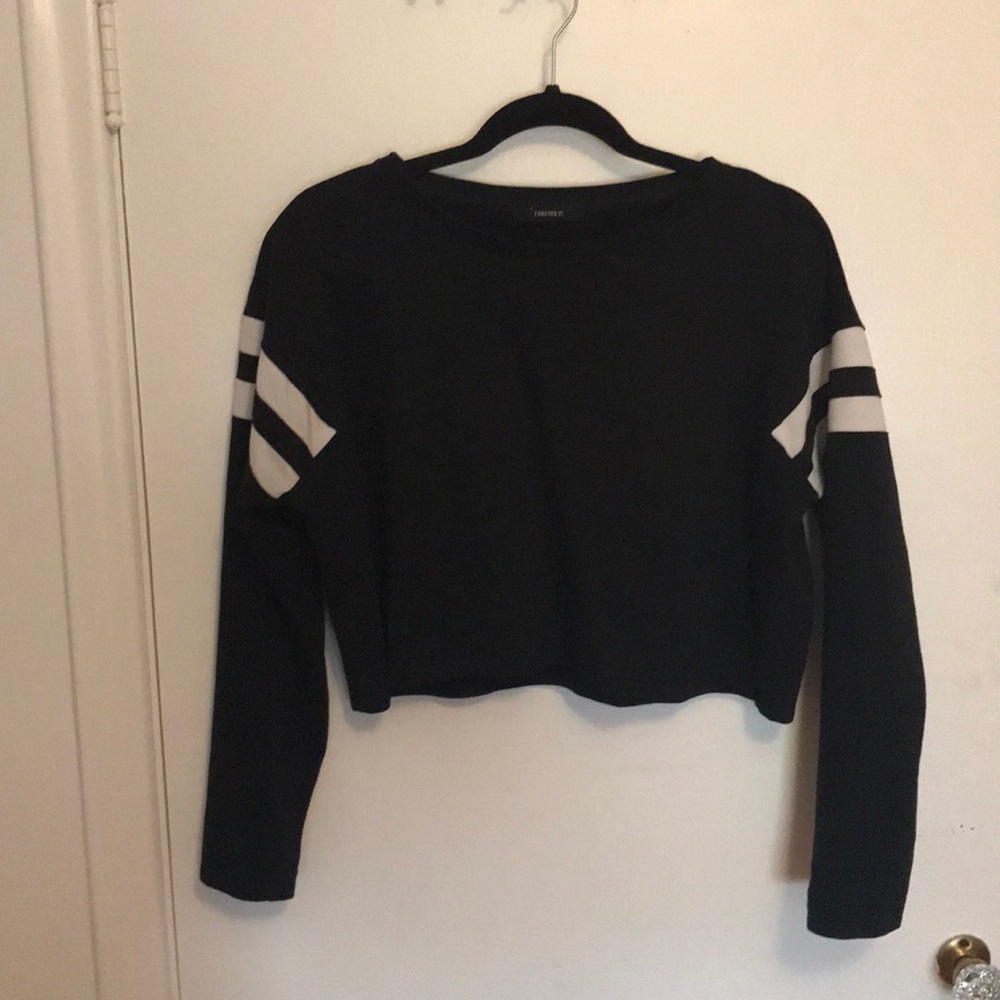 Racer strip crop top!